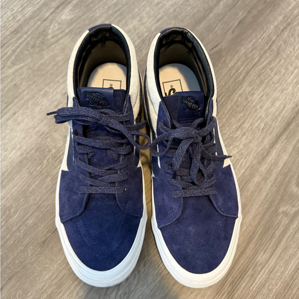 Vans SK8-MID 83 Dx Men’s 9.5 Blue Suede Sneaker